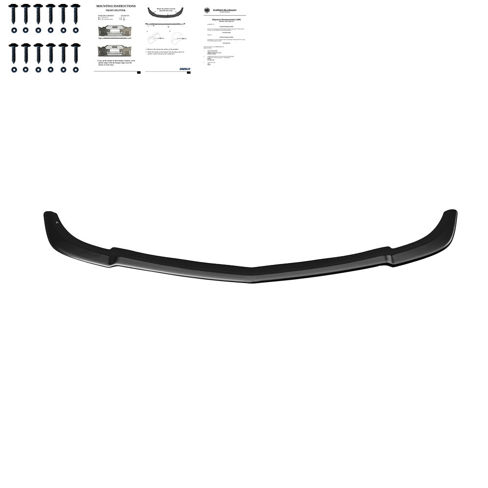 Ön Tampon Eki Uyumlu MERCEDES C Class W204 AMG-Line Makyajlı Kasa 2011-2014 ABE TÜV Belgeli