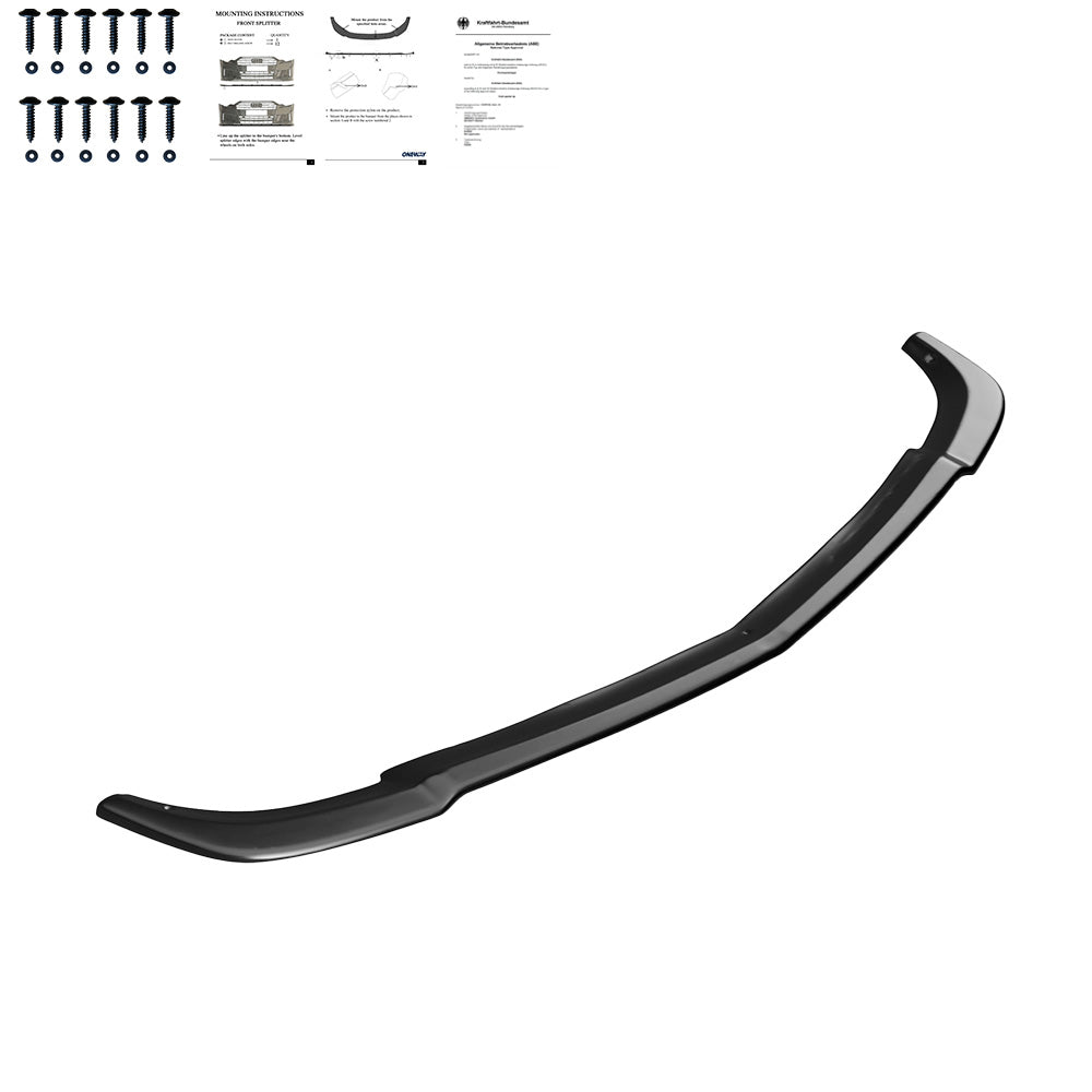Ön Tampon Eki Uyumlu MERCEDES C Class W204 AMG-Line Makyajlı Kasa 2011-2014 ABE TÜV Belgeli