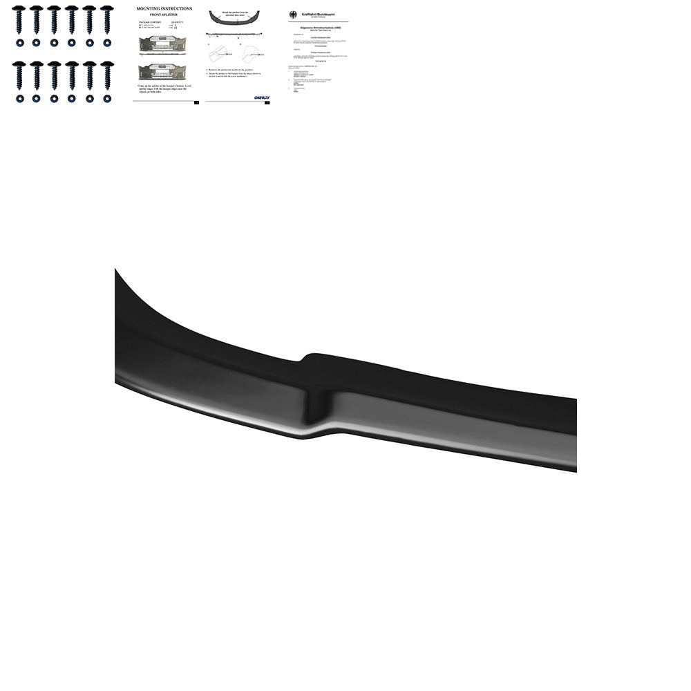 Ön Tampon Eki Uyumlu MERCEDES C Class W204 AMG-Line Makyajlı Kasa 2011-2014 ABE TÜV Belgeli