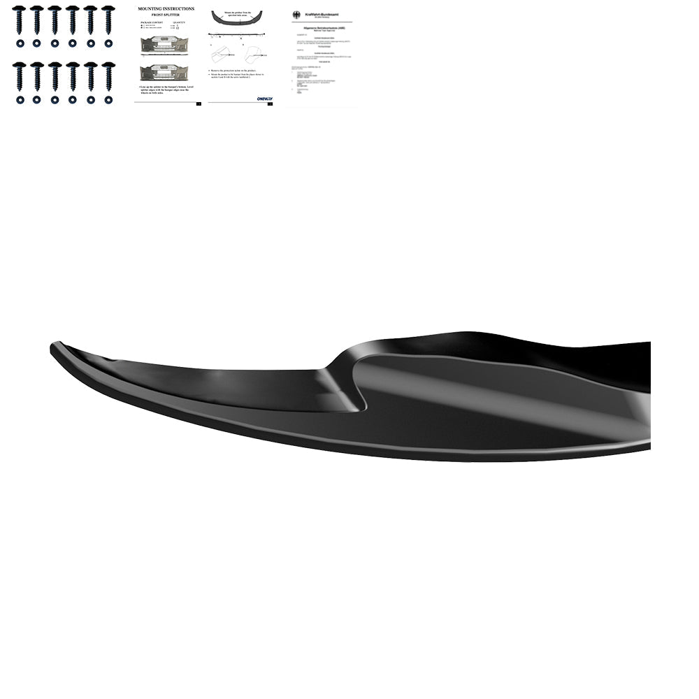 Ön Tampon Eki Uyumlu BMW M3 E92 Coupe / E93 Convertible 2007-2013 v2 ABE TÜV Belgeli