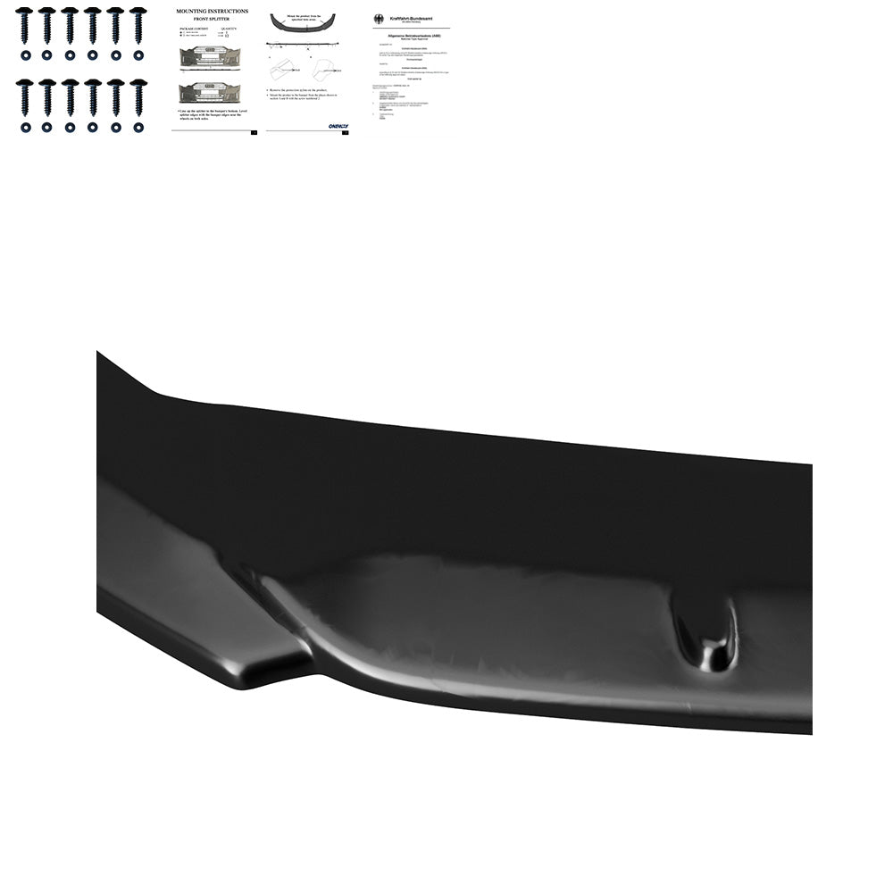 Ön Tampon Eki Uyumlu SEAT Leon FR MK4 2020+ ABE TÜV Belgeli