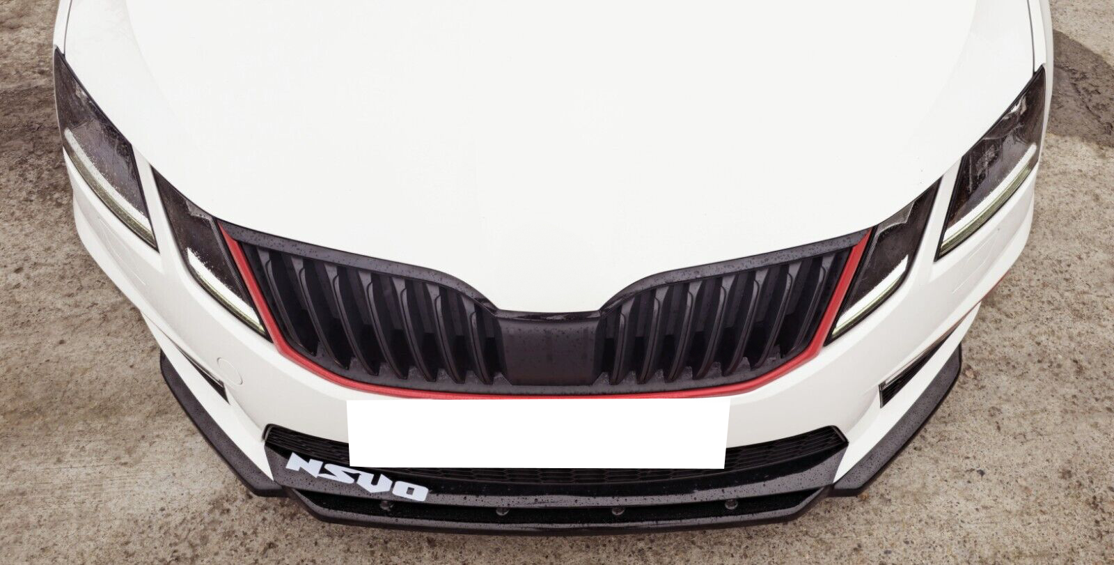 Ön Tampon Eki Uyumlu SKODA Octavia RS MK3 2013-2016 ABE TÜV Belgeli