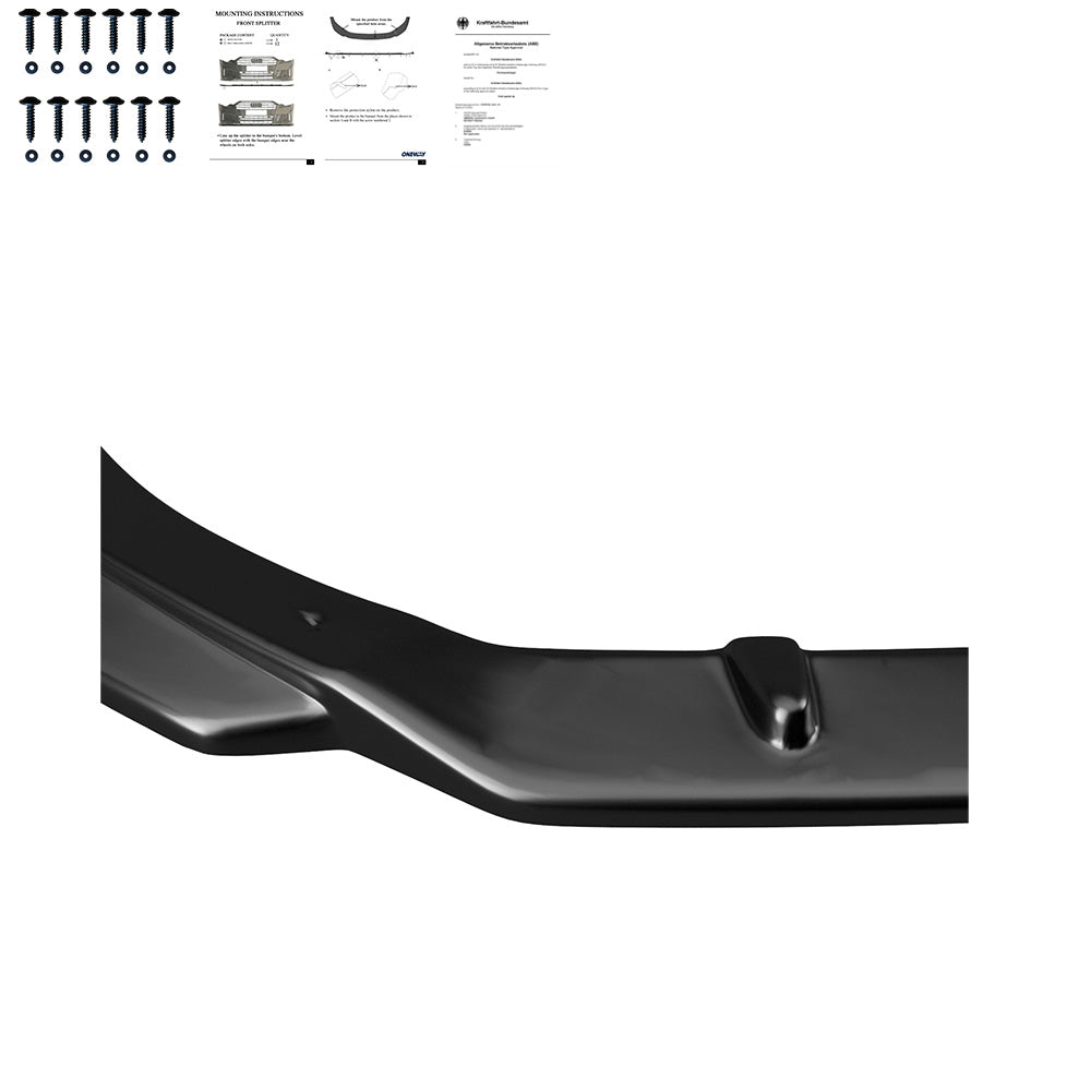 Ön Tampon Eki Uyumlu SKODA Octavia RS MK3 2013-2016 ABE TÜV Belgeli