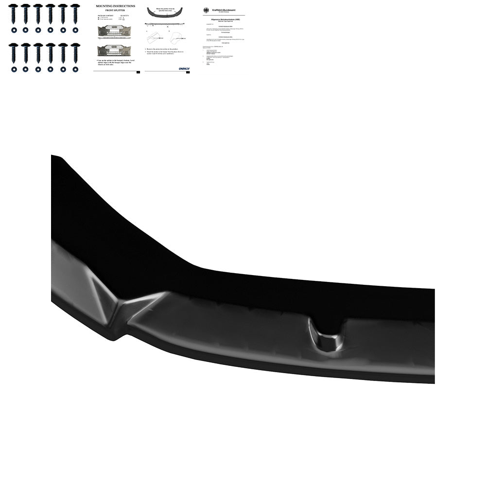 Ön Tampon Eki Uyumlu SEAT Leon FR MK3 2012-2016 ABE TÜV Belgeli