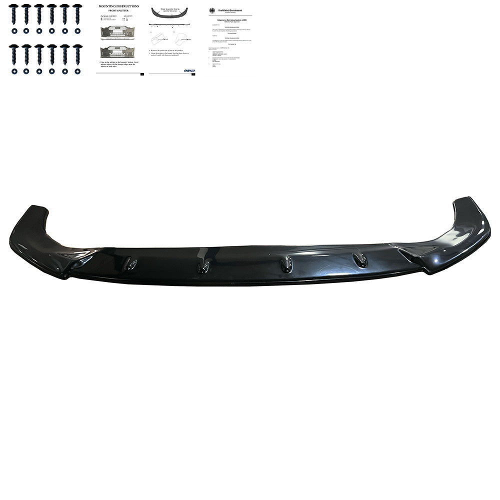 Ön Tampon Eki Uyumlu VW VOLKSWAGEN Golf MK8 GTI / GTE / R-Line 2020-2024 v2 ABE TÜV Belgeli