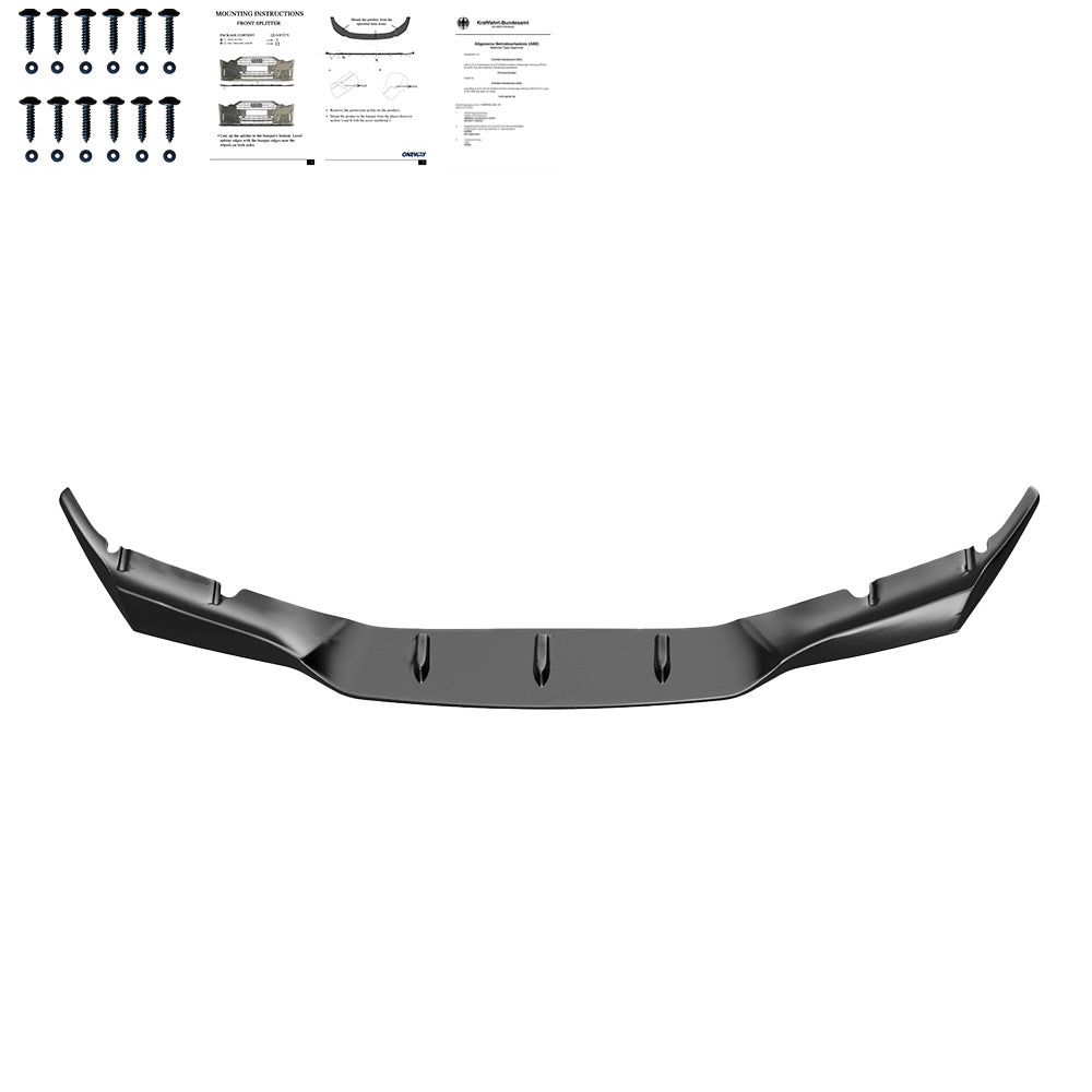 Ön Tampon Eki Uyumlu BMW M5 Series F90 Prefacelift 2018-2020 ABE TÜV Belgeli
