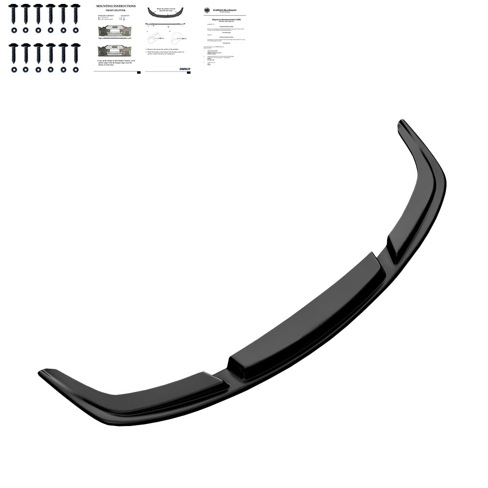 Ön Tampon Eki Uyumlu BMW 6 Series F06 / F12 / F13 Makyajlı Kasa M-Pack 2013-2018 ABE TÜV Belgeli