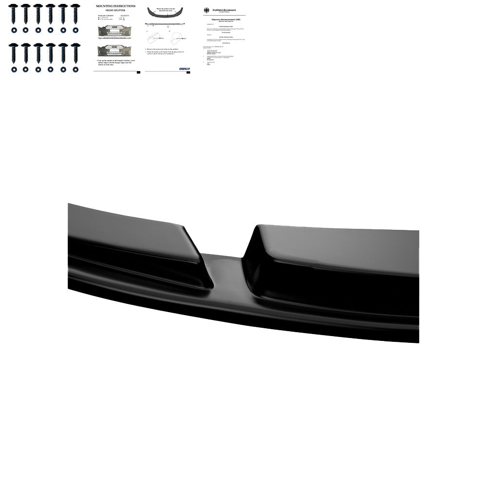 Ön Tampon Eki Uyumlu BMW 6 Series F06 / F12 / F13 Makyajlı Kasa M-Pack 2013-2018 ABE TÜV Belgeli
