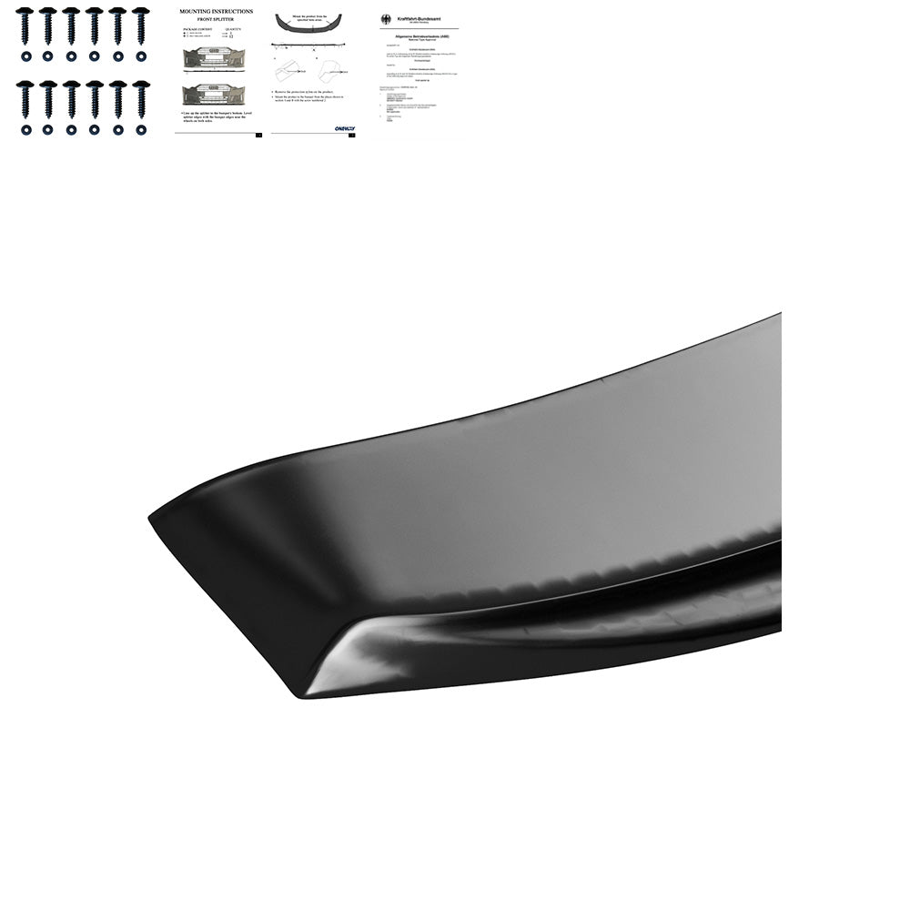 Ön Tampon Eki Uyumlu BMW 6 Series F06 / F12 / F13 Makyajlı Kasa M-Pack 2013-2018 v2 ABE TÜV Belgeli