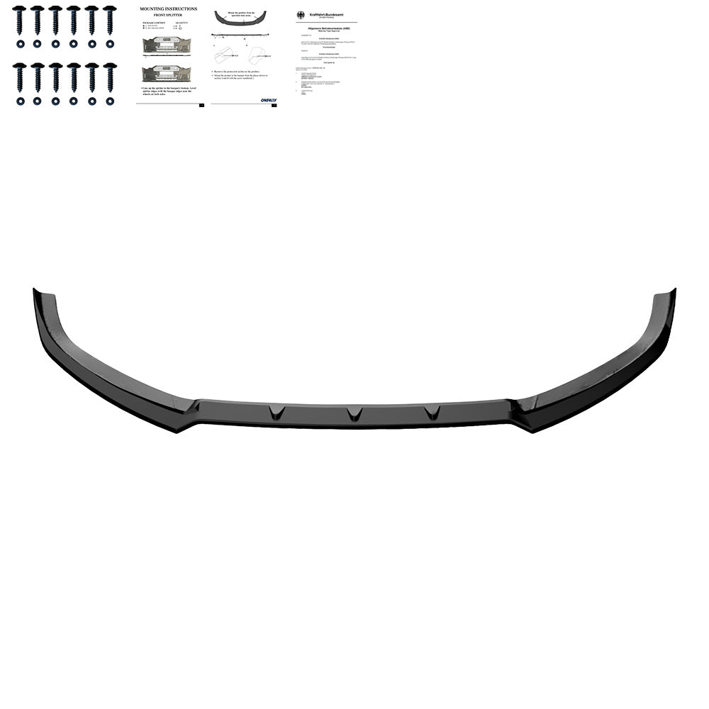 Ön Tampon Eki Uyumlu AUDI S3 8V (Sedan / Cabrio) 2013-2016 v2 ABE TÜV Belgeli