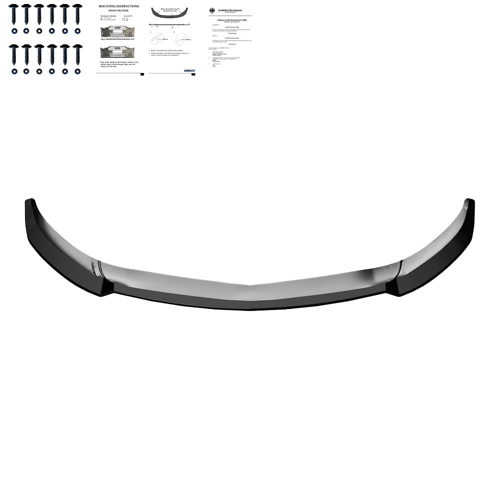 Ön Tampon Eki Uyumlu MERCEDES A Class AMG-Line W176 Makyajlı Kasa 2015-2018 ABE TÜV Belgeli