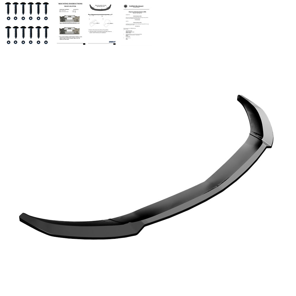 Ön Tampon Eki Uyumlu MERCEDES A Class AMG-Line W176 Makyajlı Kasa 2015-2018 ABE TÜV Belgeli