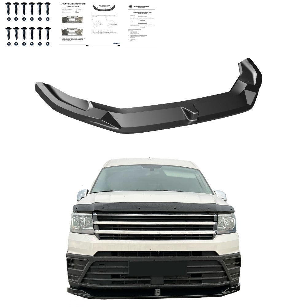 Ön Tampon Eki Uyumlu VW VOLKSWAGEN Crafter MK2 2017+ / MAN TGE MK1 Prefacelift 2017+ v2 ABE TÜV Belgeli