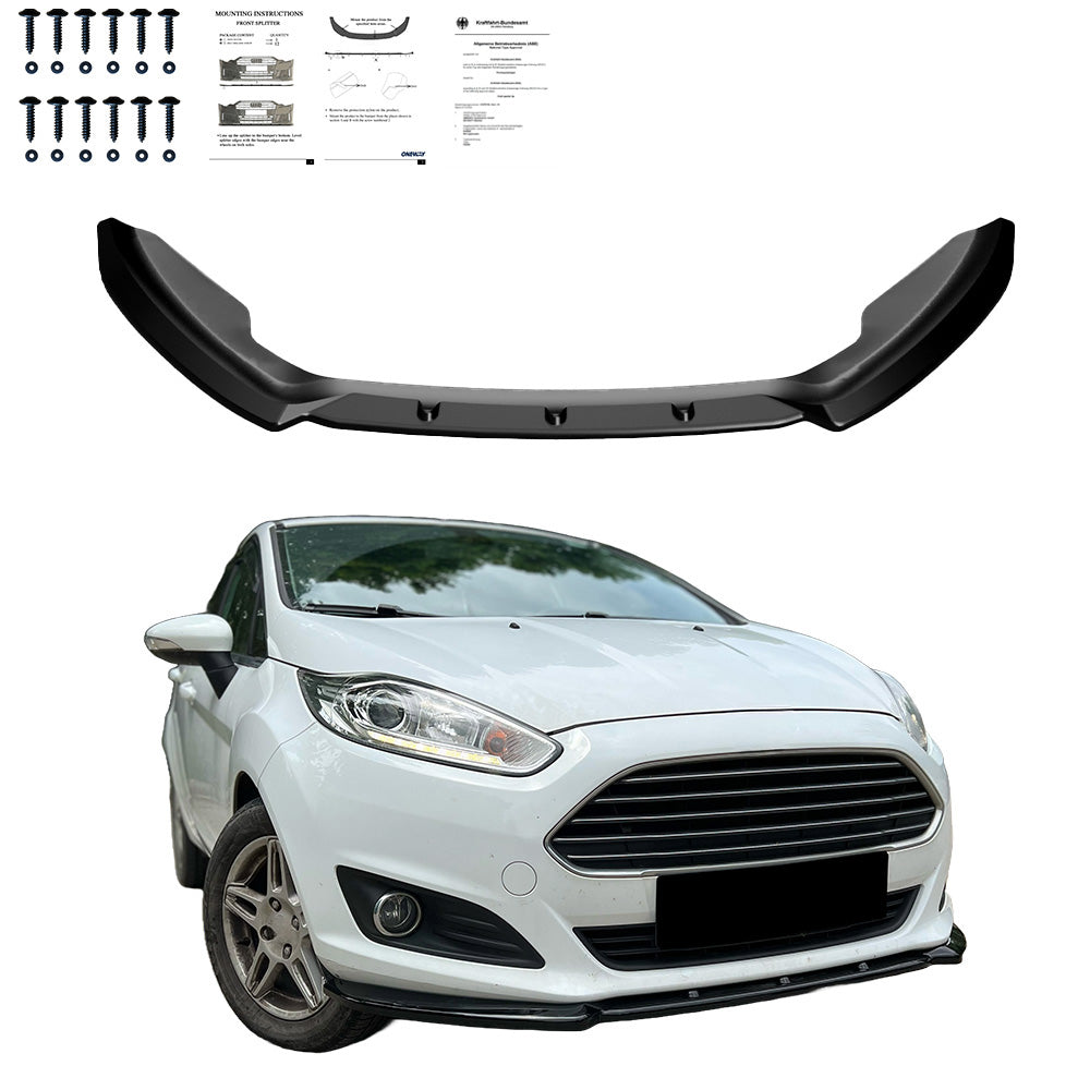 Ön Tampon Eki Uyumlu FORD Fiesta MK7 Makyajlı Kasa 2012-2017 ABE TÜV Belgeli
