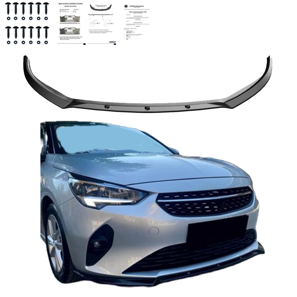 Ön Tampon Eki Uyumlu OPEL Corsa 2020+ ABE TÜV Belgeli