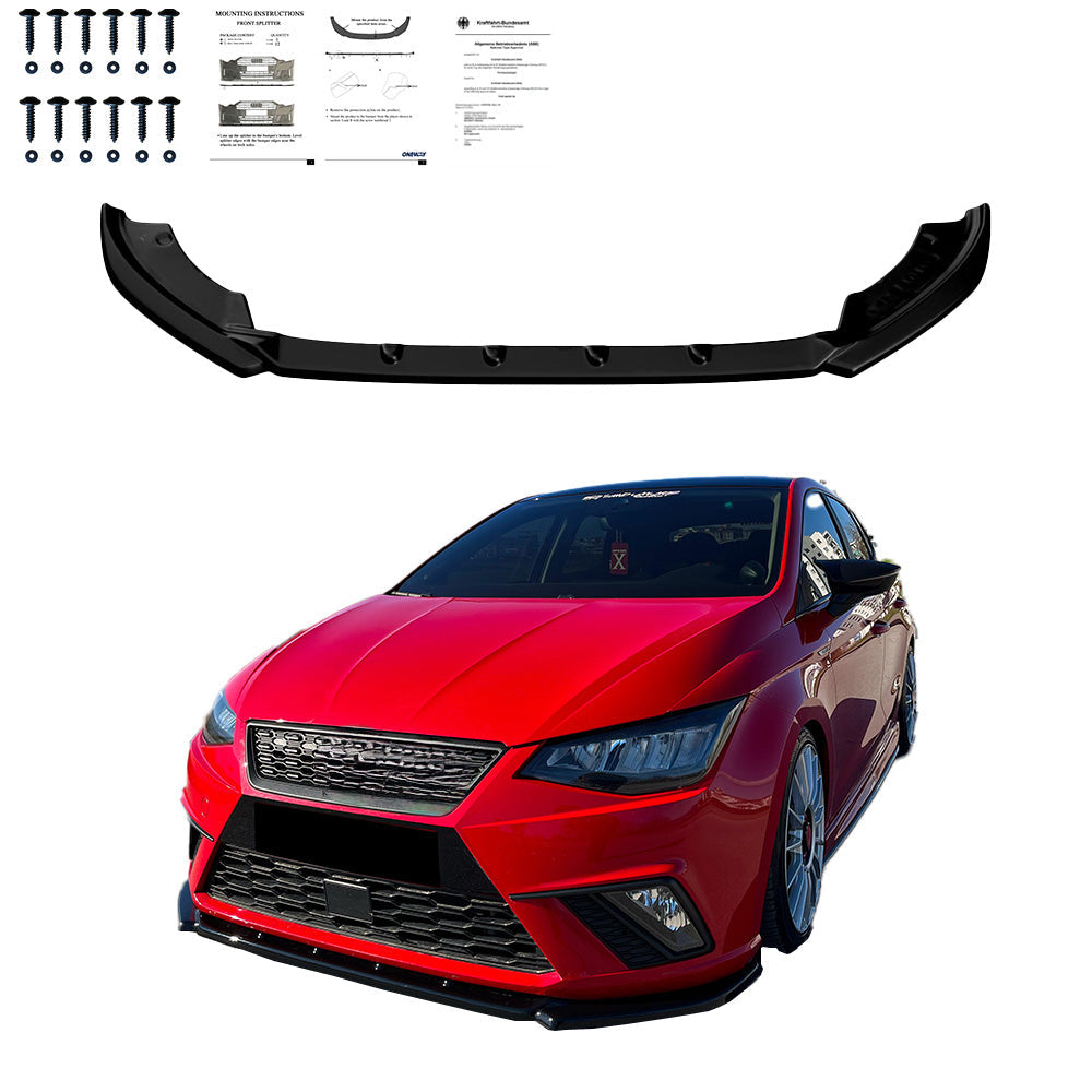 Ön Tampon Eki Uyumlu SEAT Ibiza MK5 2017-2021 ABE TÜV Belgeli
