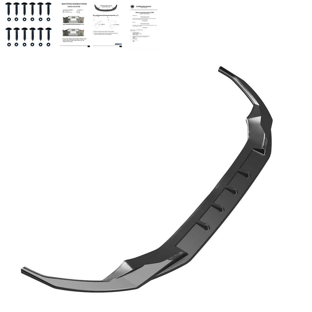 Ön Tampon Eki Uyumlu AUDI A3 S-Line / S3 8Y (Sedan / Sportback) 2020-2024 ABE TÜV Belgeli