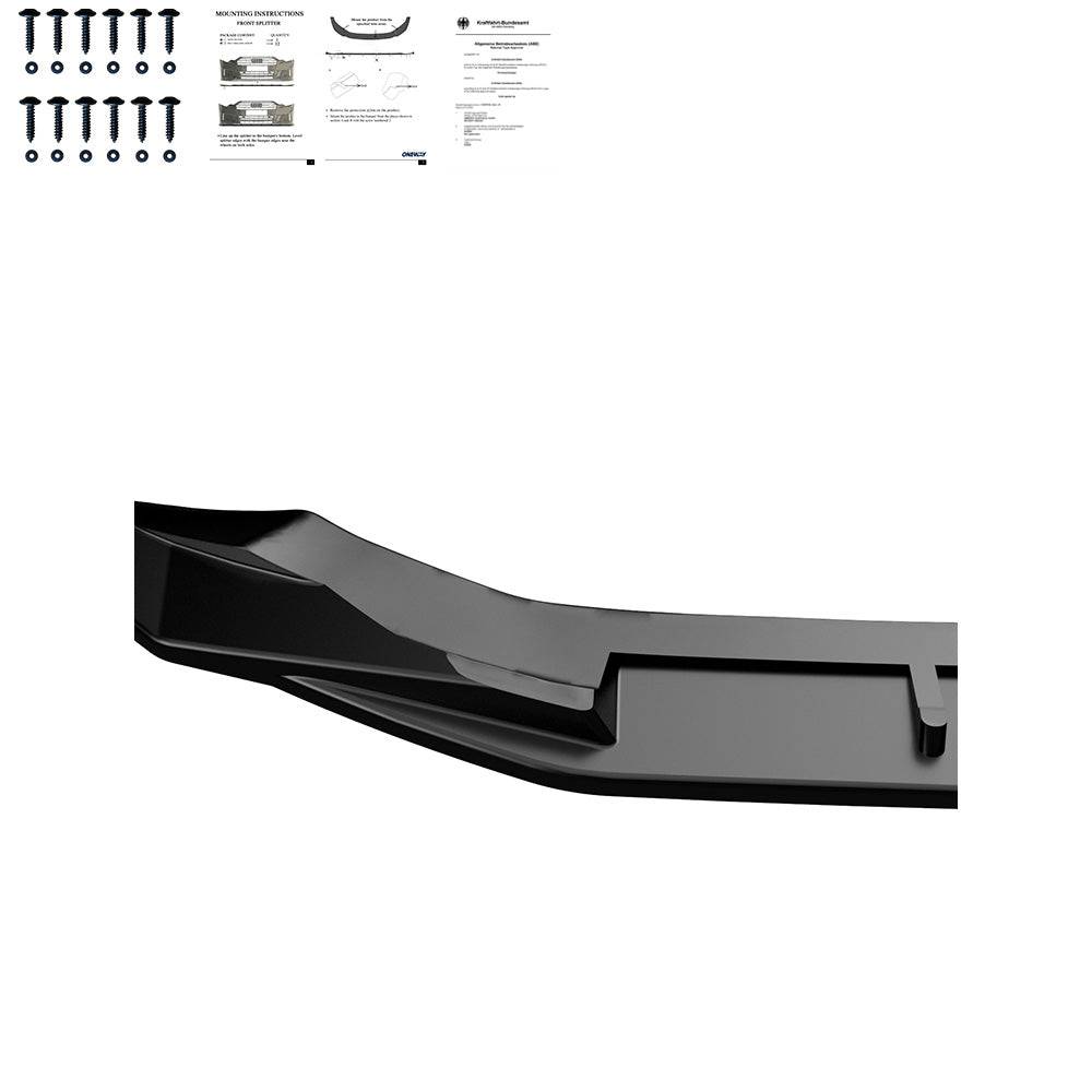 Ön Tampon Eki Uyumlu AUDI A3 S-Line / S3 8Y (Sedan / Sportback) 2020-2024 ABE TÜV Belgeli