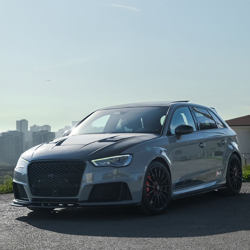 Ön Tampon Eki Uyumlu AUDI RS3 8V Sportback 2015-2016 ABE TÜV Belgeli