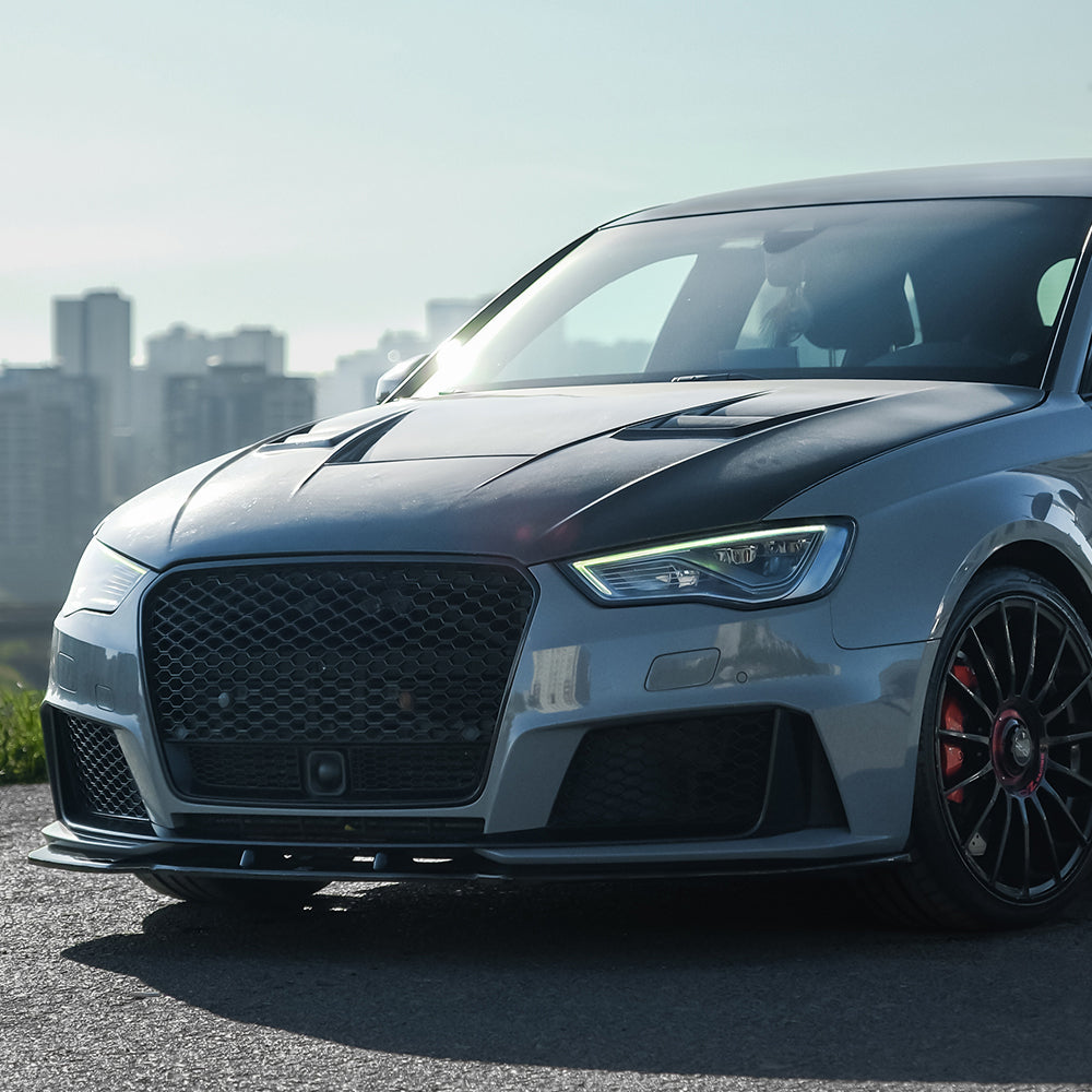 Ön Tampon Eki Uyumlu AUDI RS3 8V Sportback 2015-2016 ABE TÜV Belgeli