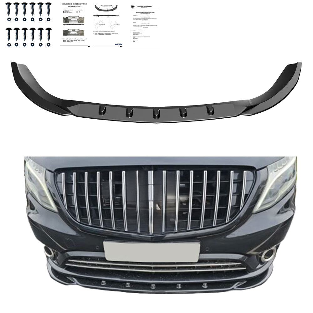 Ön Tampon Eki Uyumlu MERCEDES Vito W447 2014+ ABE TÜV Belgeli