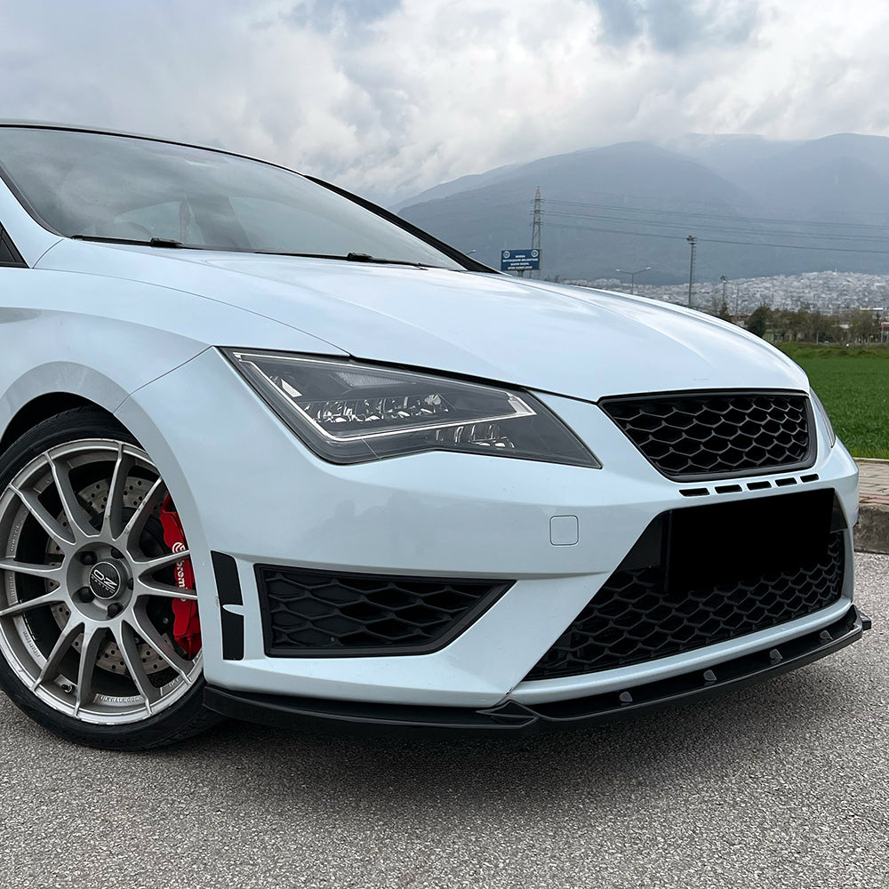 Ön Tampon Eki Uyumlu SEAT Leon FR MK3 2012-2016 v2 ABE TÜV Belgeli