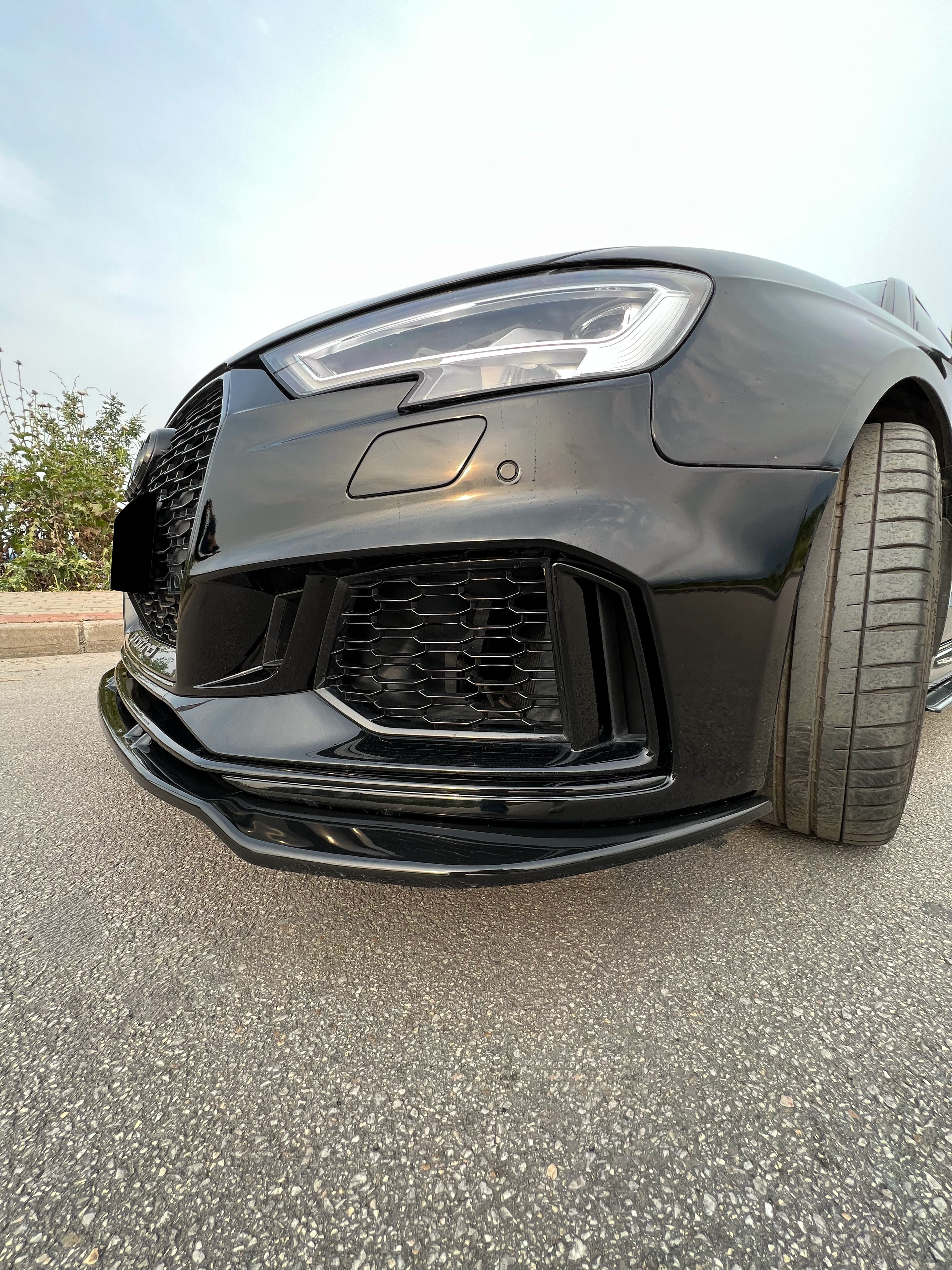 Ön Tampon Eki Uyumlu AUDI RS3 8V Makyajlı Kasa Sportback 2017-2019 Version 3 ABE TÜV Belgeli