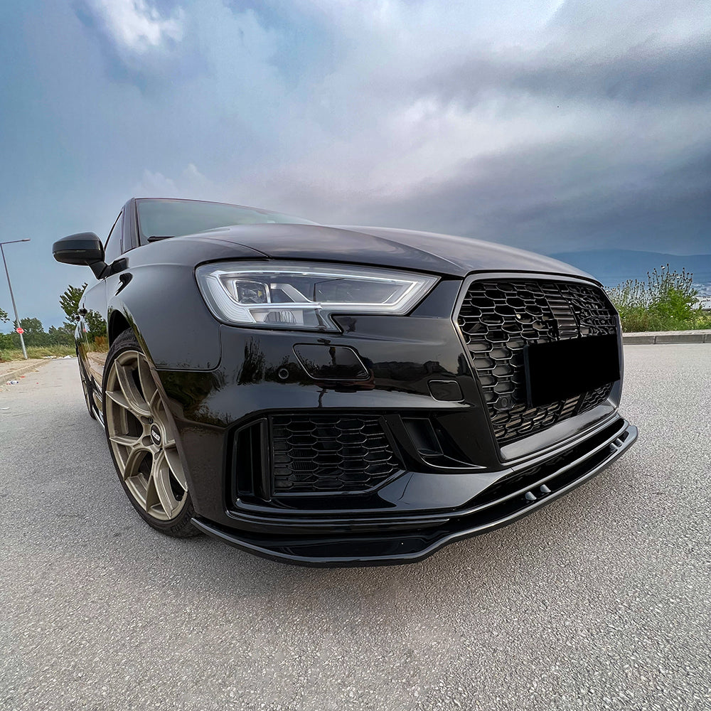 Ön Tampon Eki Uyumlu AUDI RS3 8V Makyajlı Kasa Sportback 2017-2019 Version 3 ABE TÜV Belgeli