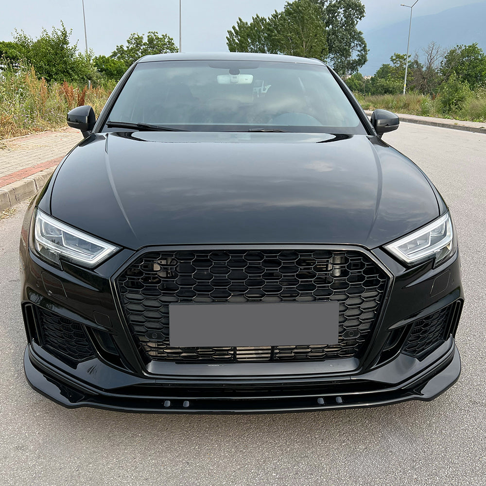 Ön Tampon Eki Uyumlu AUDI RS3 8V Makyajlı Kasa Sportback 2017-2019 Version 3 ABE TÜV Belgeli