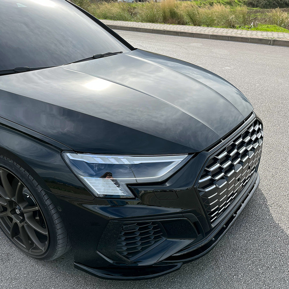 Ön Tampon Eki Uyumlu AUDI A3 S-Line / S3 8Y ( Sedan / Sportback ) 2020-2024 v2 ABE TÜV Belgeli