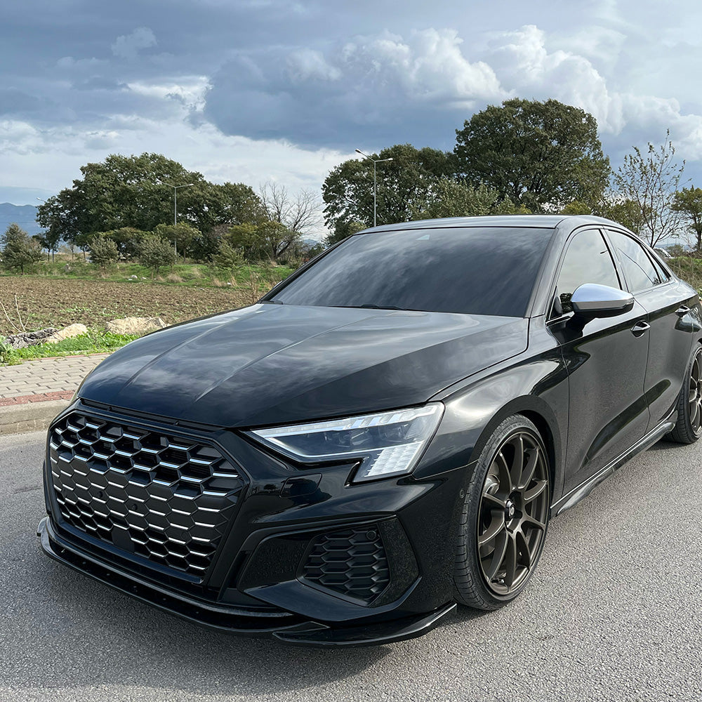 Ön Tampon Eki Uyumlu AUDI A3 S-Line / S3 8Y ( Sedan / Sportback ) 2020-2024 v2 ABE TÜV Belgeli