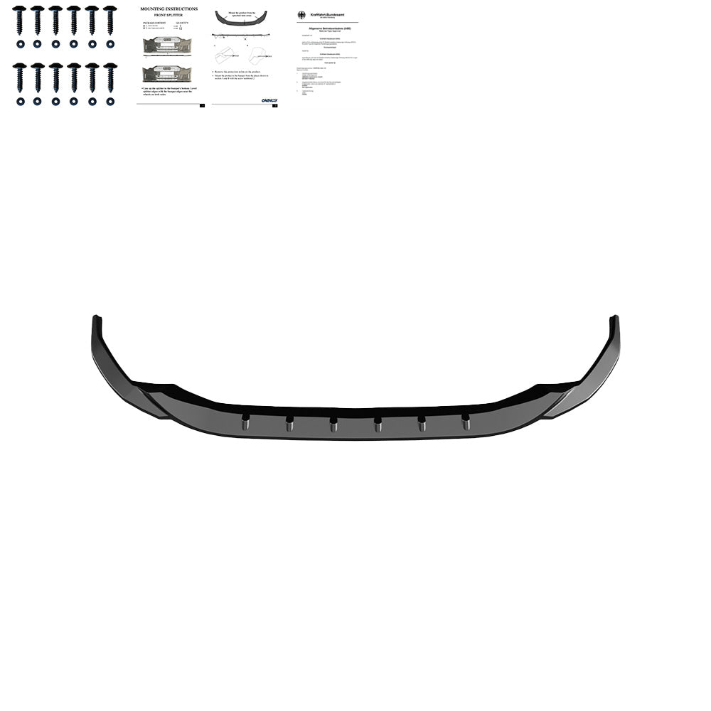 Ön Tampon Eki Uyumlu AUDI A3 S-Line / S3 8Y ( Sedan / Sportback ) 2020-2024 v2 ABE TÜV Belgeli