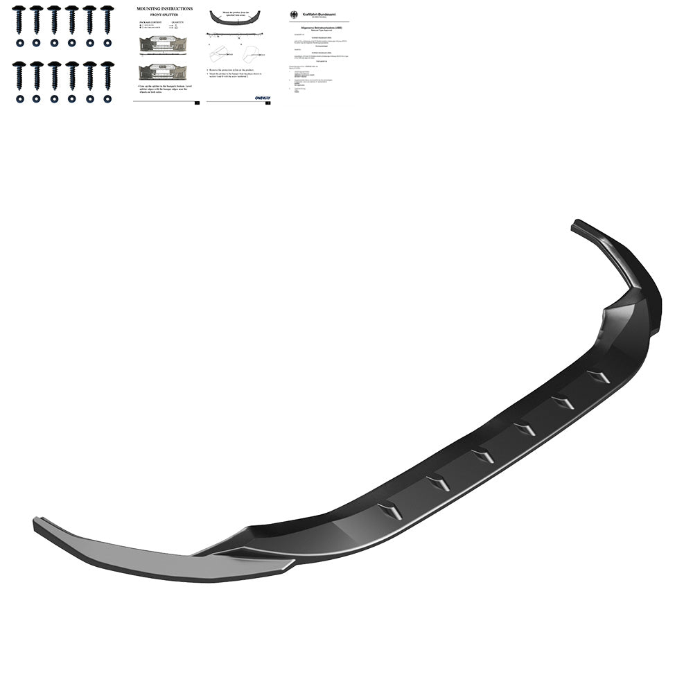 Ön Tampon Eki Uyumlu AUDI A3 S-Line / S3 8Y ( Sedan / Sportback ) 2020-2024 v2 ABE TÜV Belgeli
