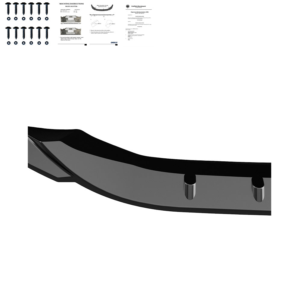 Ön Tampon Eki Uyumlu AUDI A3 S-Line / S3 8Y ( Sedan / Sportback ) 2020-2024 v2 ABE TÜV Belgeli