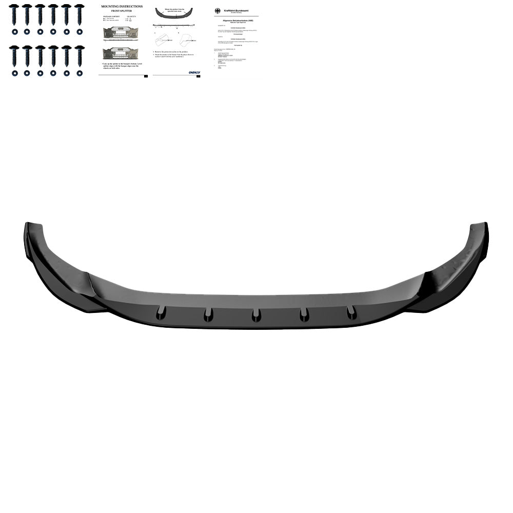 Ön Tampon Eki Uyumlu AUDI A5 S-Line / S5 F5 Makyajlı Kasa 2019-2024 ABE TÜV Belgeli