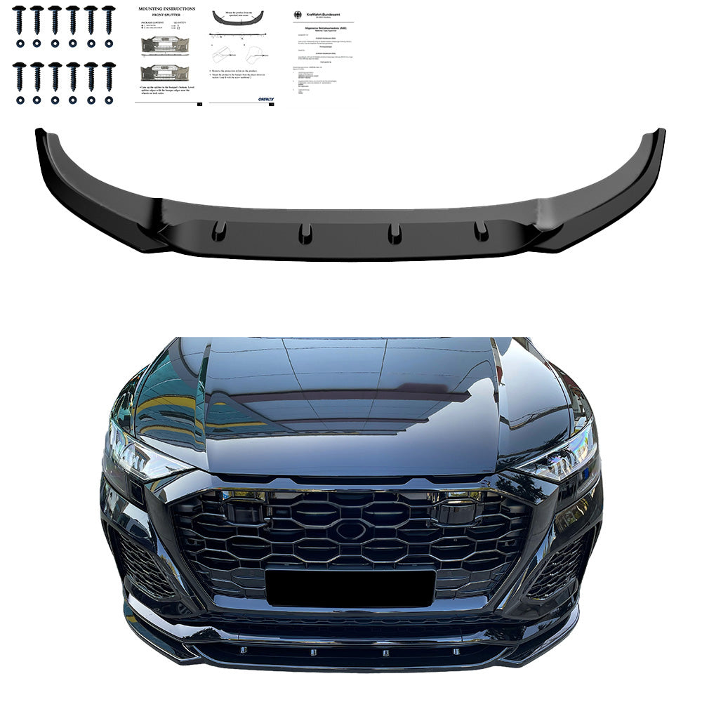 Ön Tampon Eki Uyumlu AUDI RS Q8 MK1 2019-2023 ABE TÜV Belgeli