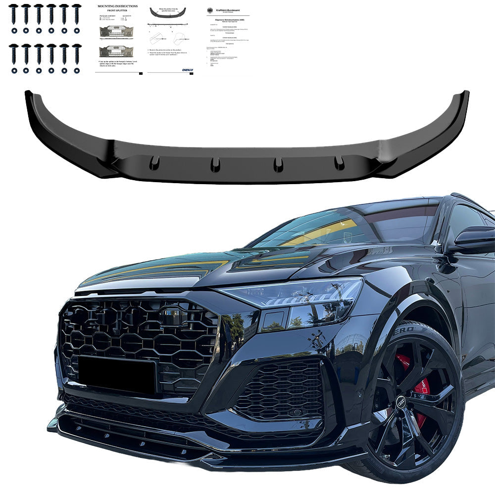 Ön Tampon Eki Uyumlu AUDI RS Q8 MK1 2019-2023 ABE TÜV Belgeli