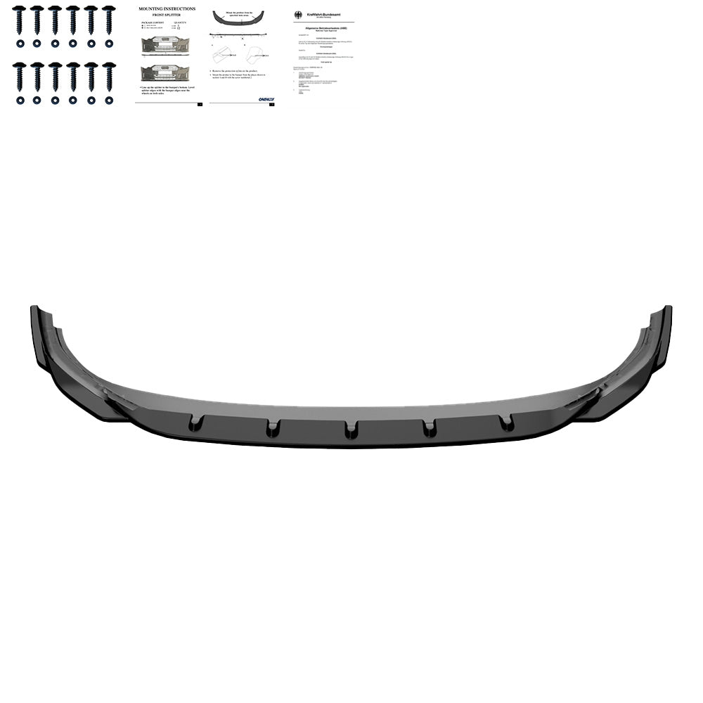 Ön Tampon Eki Uyumlu VW VOLKSWAGEN Golf MK8 R 2020-2024 ABE TÜV Belgeli