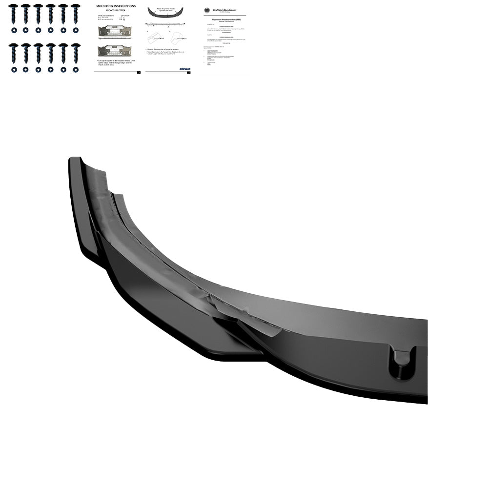 Ön Tampon Eki Uyumlu VW VOLKSWAGEN Golf MK8 R 2020-2024 ABE TÜV Belgeli