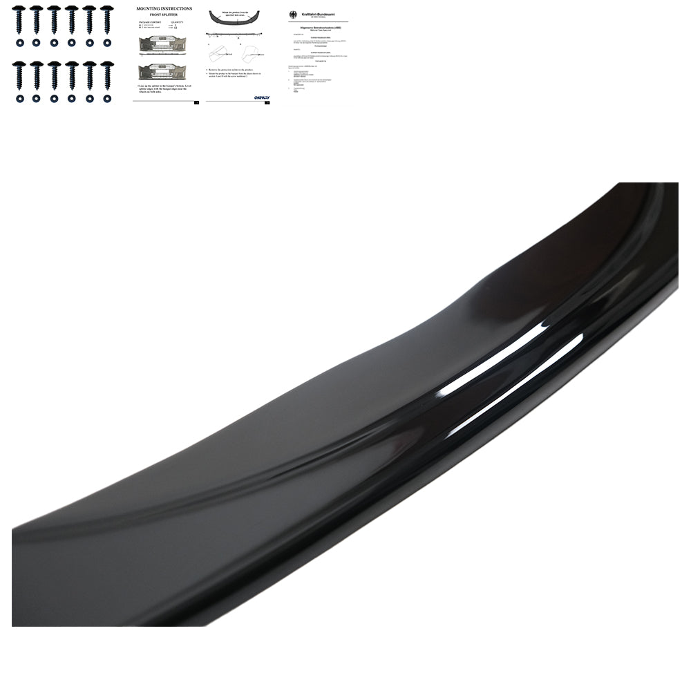 Ön Tampon Eki Uyumlu BMW 5 Series F10 / F11 M-Pack 2011-2016 Version 3 ABE TÜV Belgeli