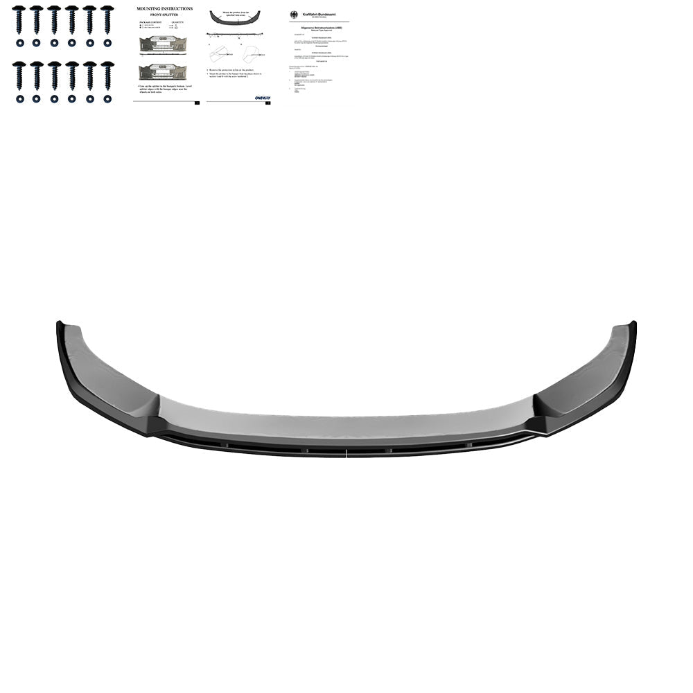 Ön Tampon Eki Uyumlu AUDI A6 S-Line / S6 C8 2019+ v3 ABE TÜV Belgeli