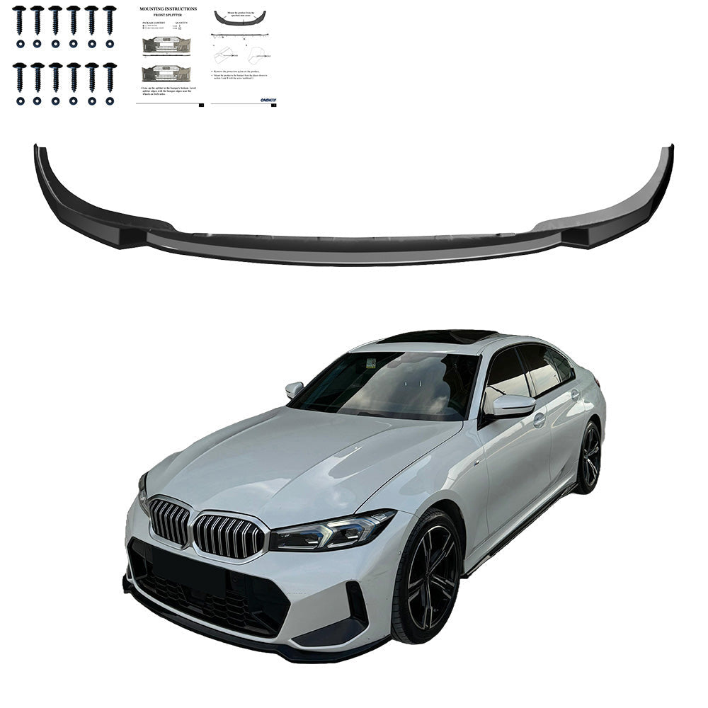 Ön Tampon Eki Uyumlu BMW 3 Series G20 / G21 / M340i M-Pack Makyajlı Kasa 2022+