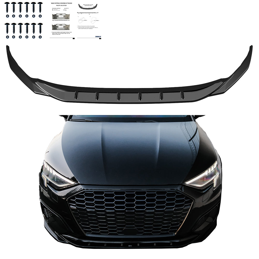 Ön Tampon Eki Uyumlu AUDI A3 8Y Sedan / Sportback 2020-2024