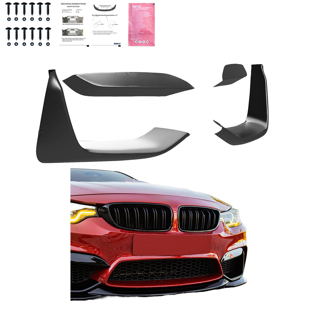 Front Flaps Uyumlu BMW M4 F82 / M3 F80 2014-2021