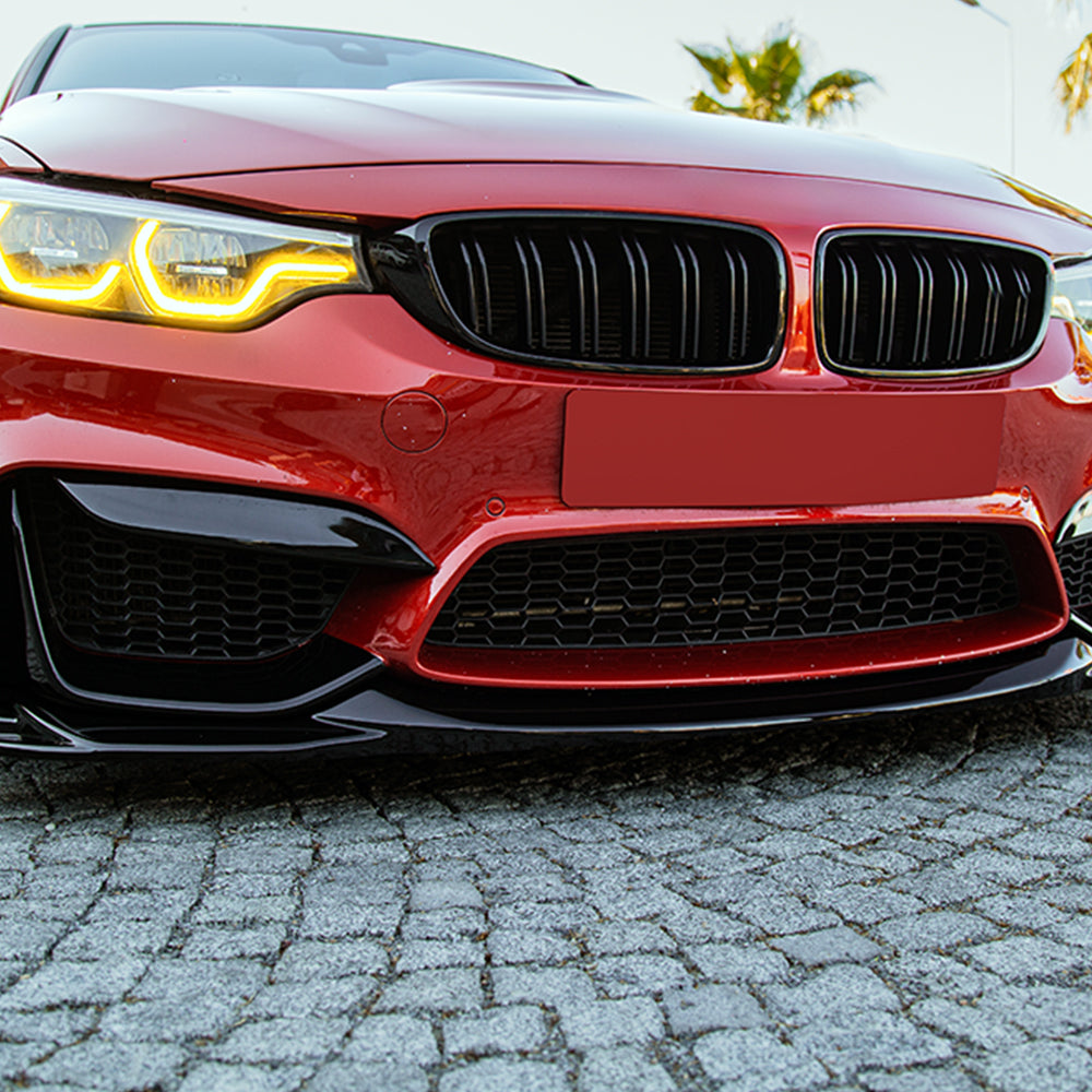 Ön Tampon Eki Uyumlu BMW M4 F82 / M3 F80 2014-2021 with Front Flaps