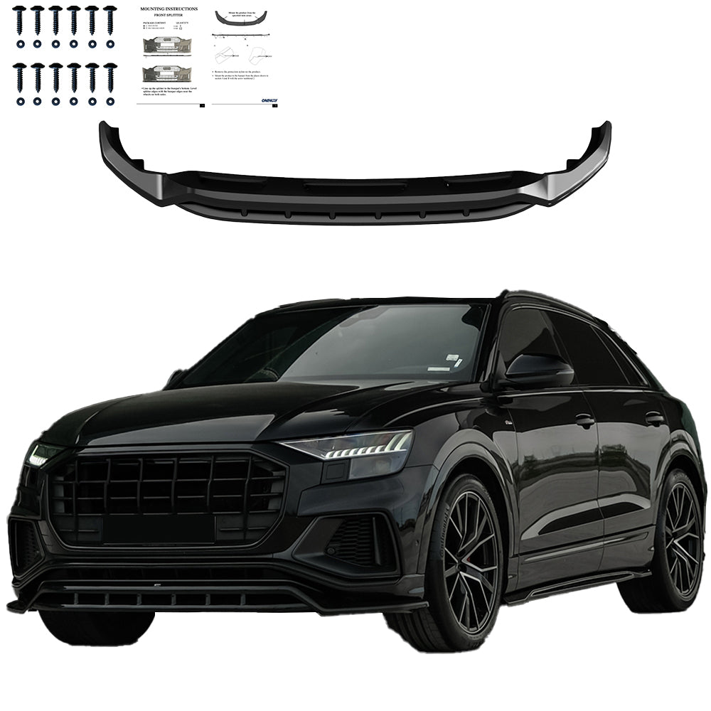 Ön Tampon Eki Uyumlu AUDI SQ8 / Q8 S-Line MK1 2018-2023