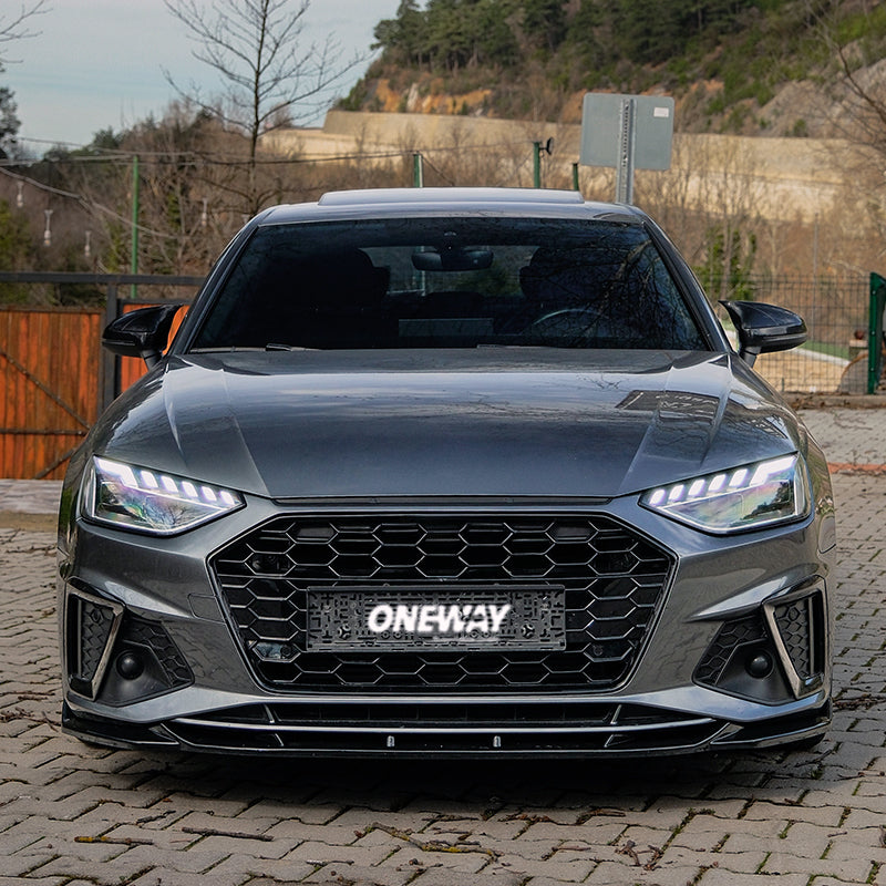 Ön Tampon Eki Uyumlu AUDI A4 S-Line/S4 B9 Makyajlı Kasa 2019-2024