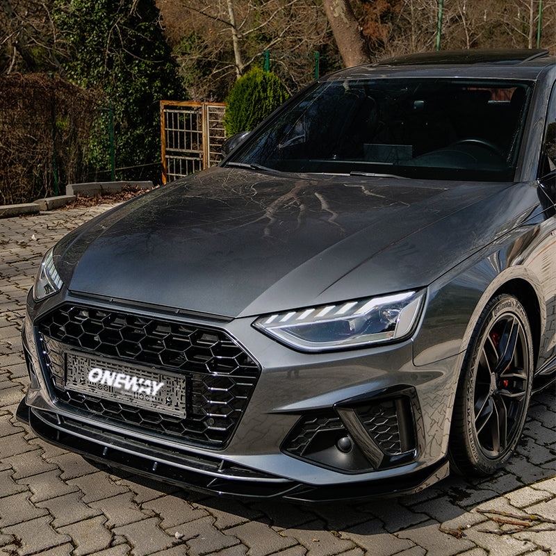 Ön Tampon Eki Uyumlu AUDI A4 S-Line/S4 B9 Makyajlı Kasa 2019-2024