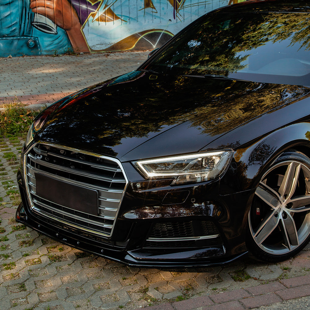 Ön Tampon Eki Uyumlu AUDI S3 Sportback 8V Makyajlı Kasa 2016-2019 v2