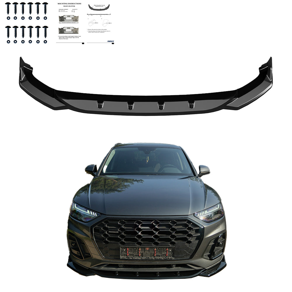 Ön Tampon Eki Uyumlu AUDI SQ5 / Q5 S-Line ( SUV / Sportback ) MK2 Makyajlı Kasa 2020-2024